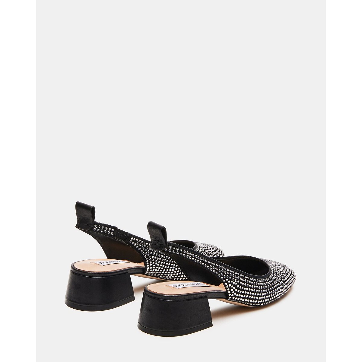 Leather Block Heels black/silver-coloured, STEVE MADDEN
