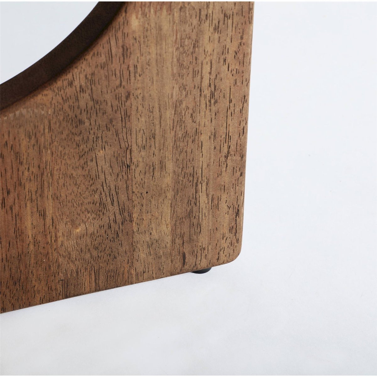 Table d'appoint carrée en bois et verre brun bois et verre fumé, RECOLLECTION