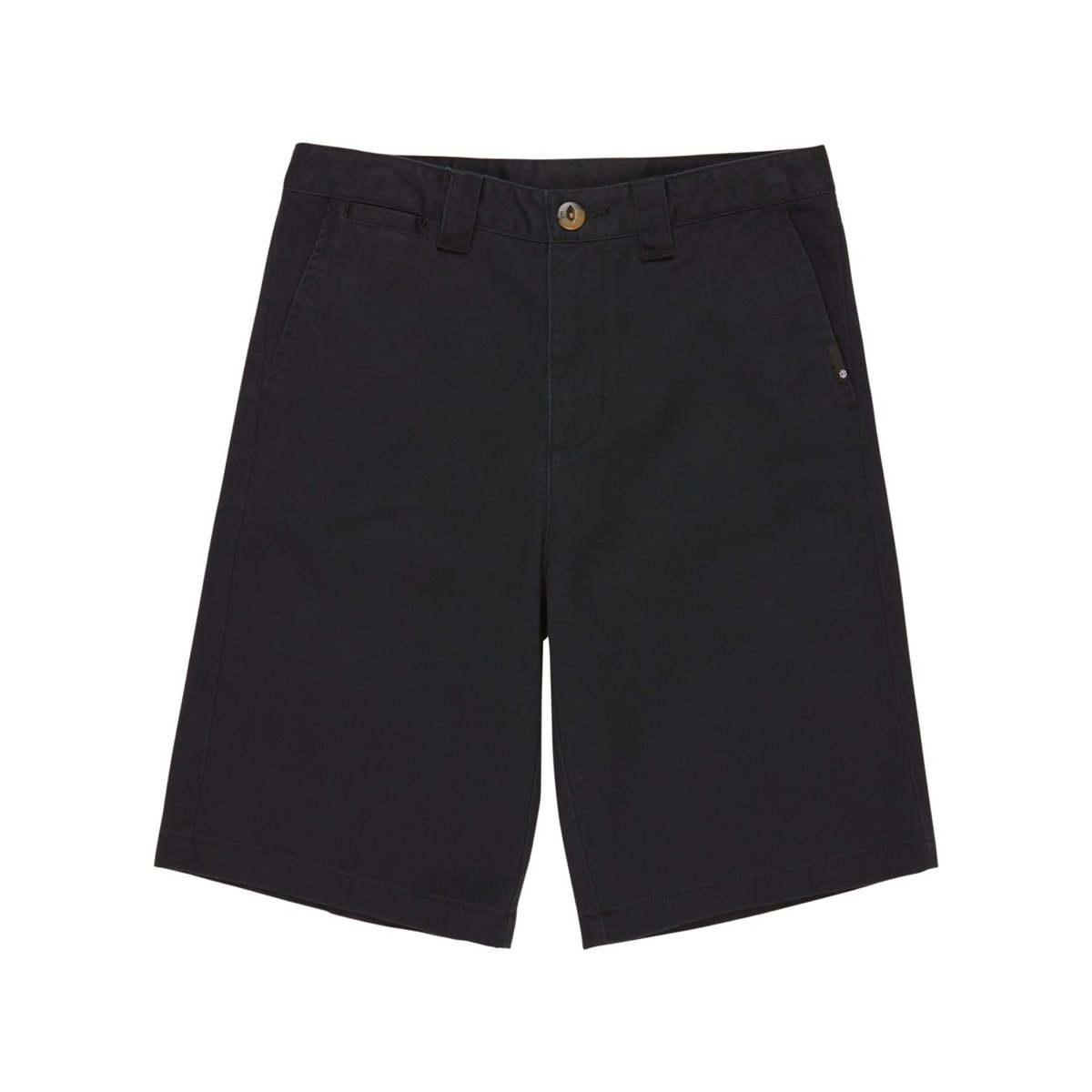 Short chino HOWLAND WORK 18.9" noir flint black, ELEMENT