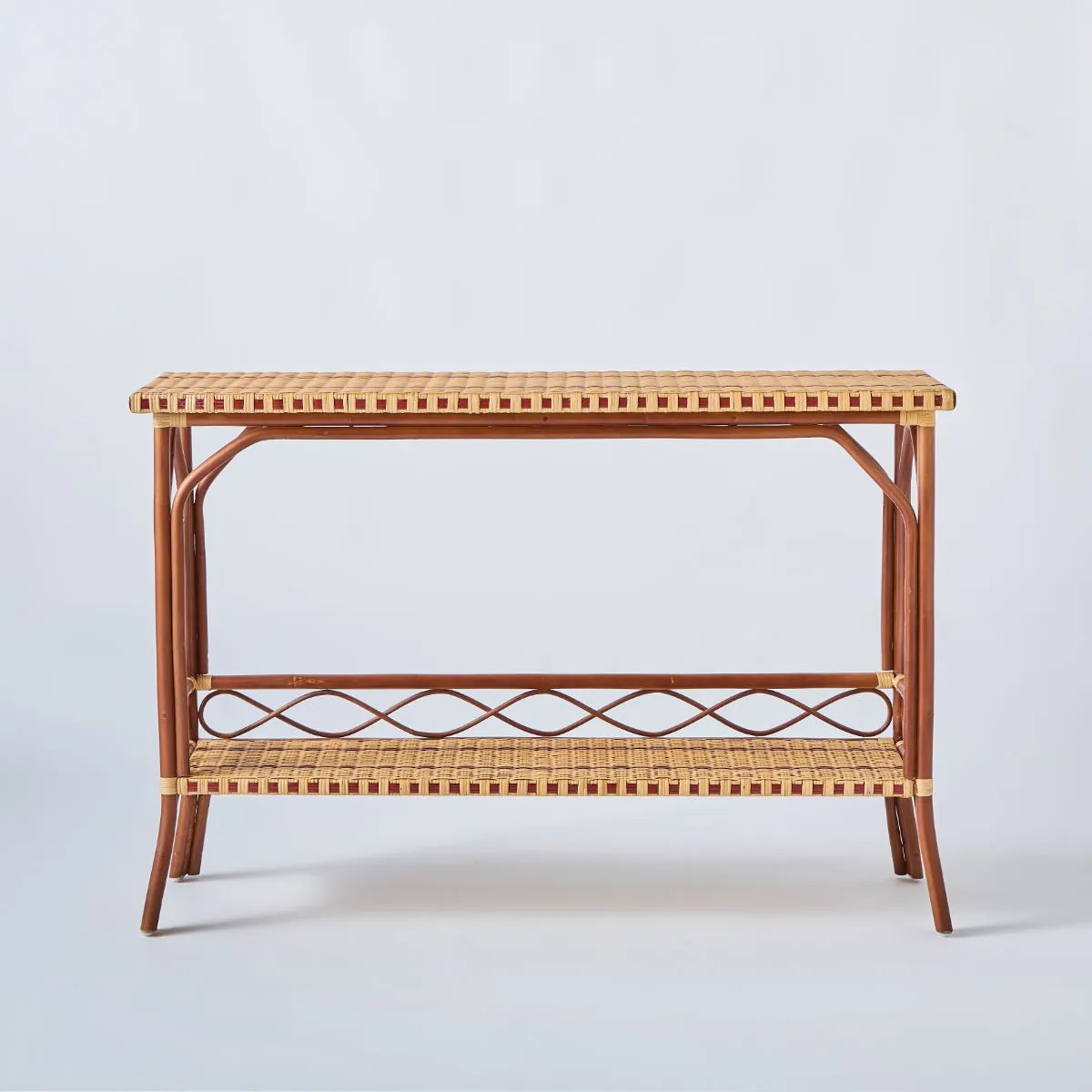 Console en rotin tressé BAGATELLE marron, KOK