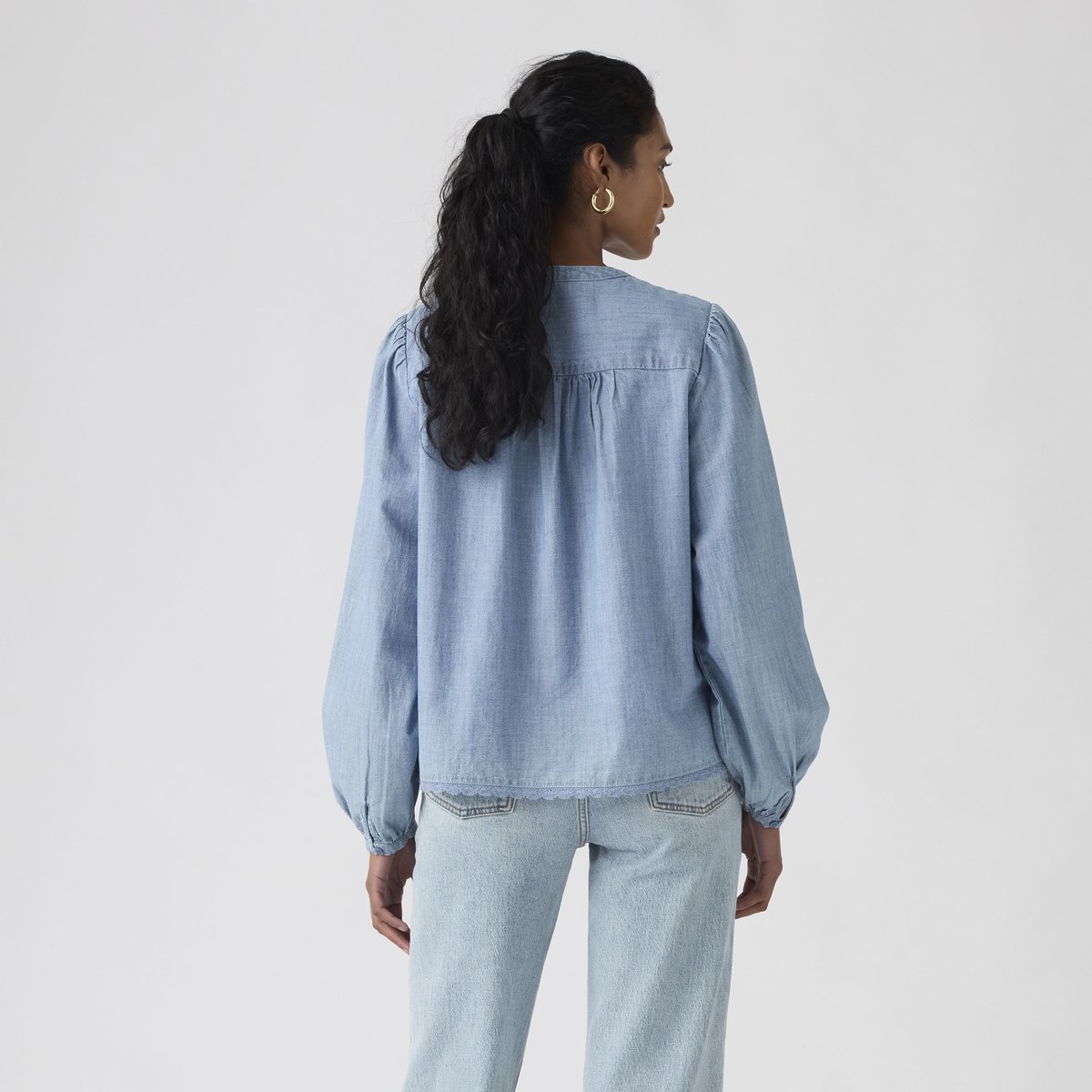 Blouse manche longue Cleo bleu - faded tide, LEVI'S