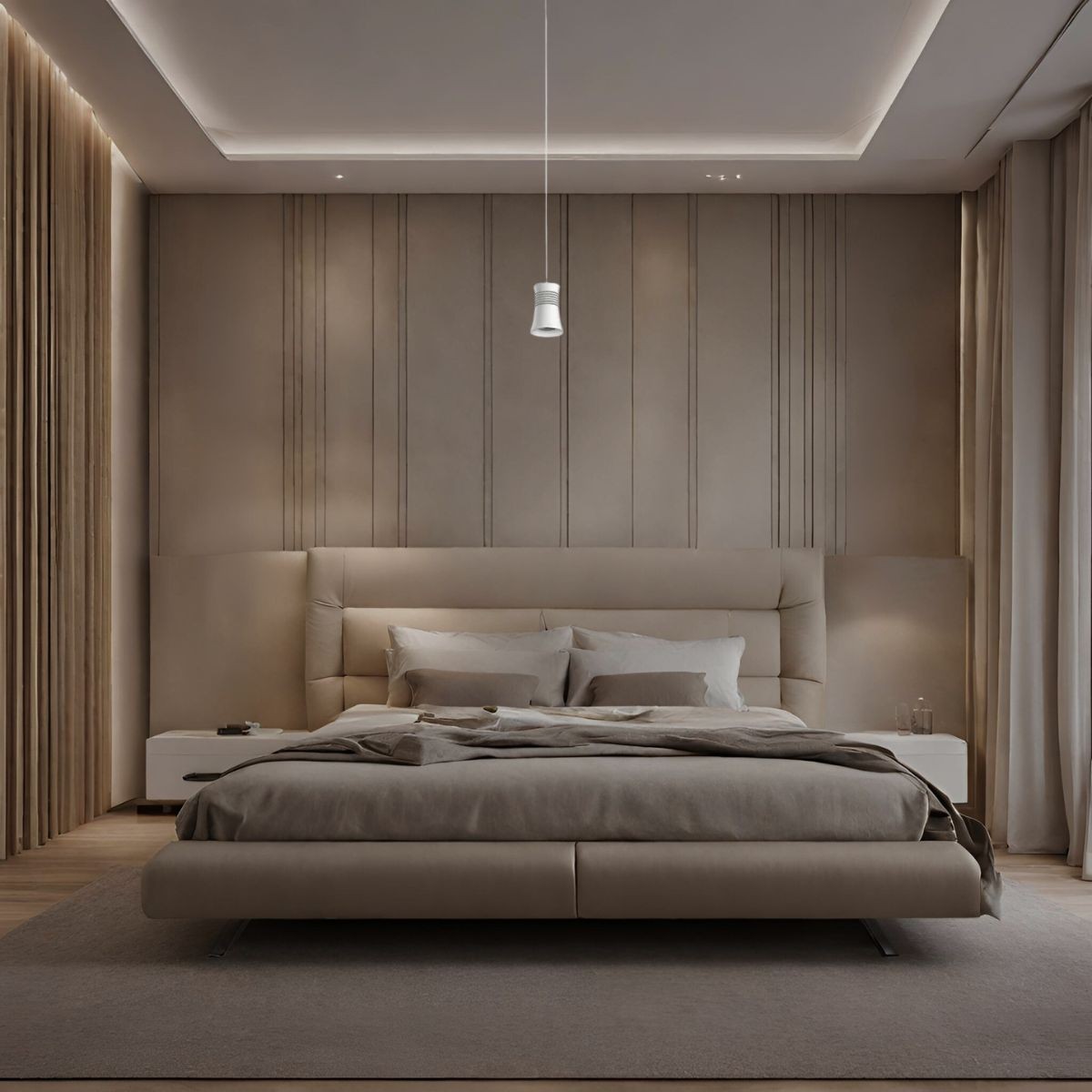 Suspension    lumière froide  PAGODA blanc, MANTRA
