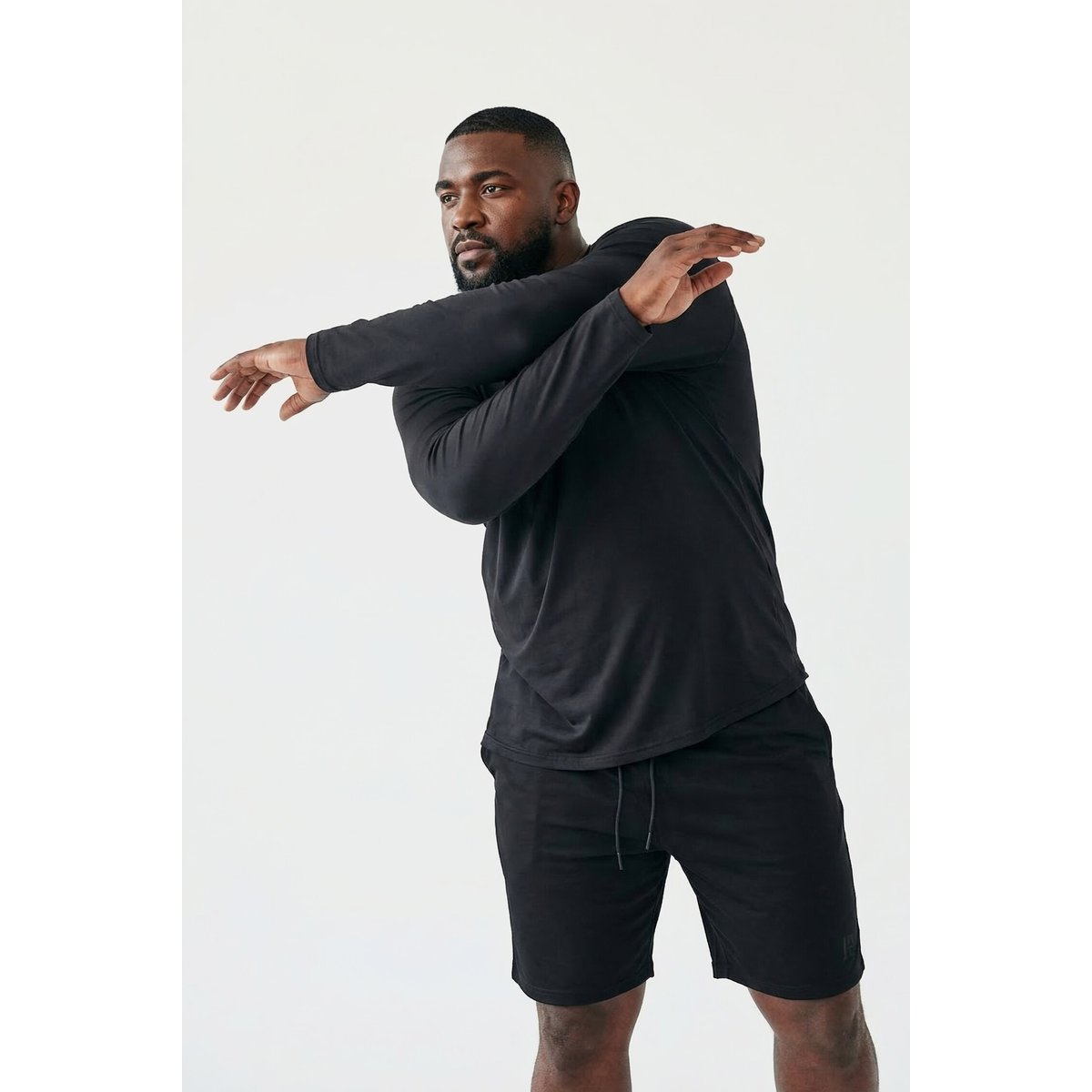 T-shirt technique, manches longues noir, JP1880