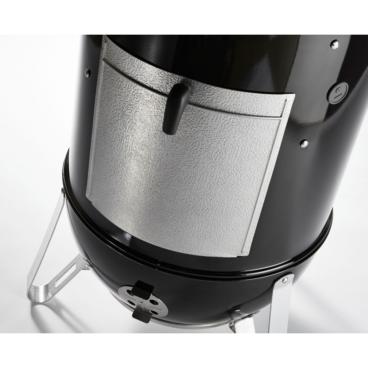 Fumoir Smokey Mountain Cooker black sur pieds 47 cm couleur unique, WEBER