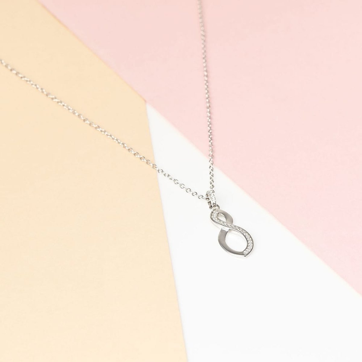 Colliers en Argent/oxyde de zirconium De Zirconium et Oxyde de zirconium argent, CLEOR