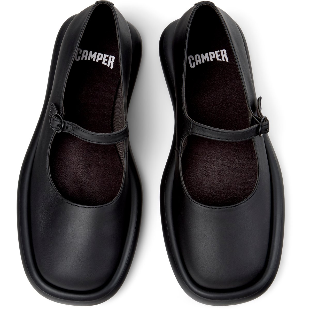 Ballerines Onda cuir noir, CAMPER