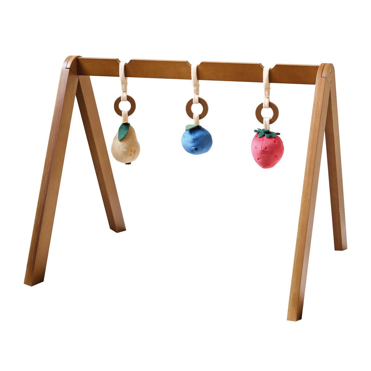Portique d'éveil bébé FRUIT marron, PETITE AMELIE