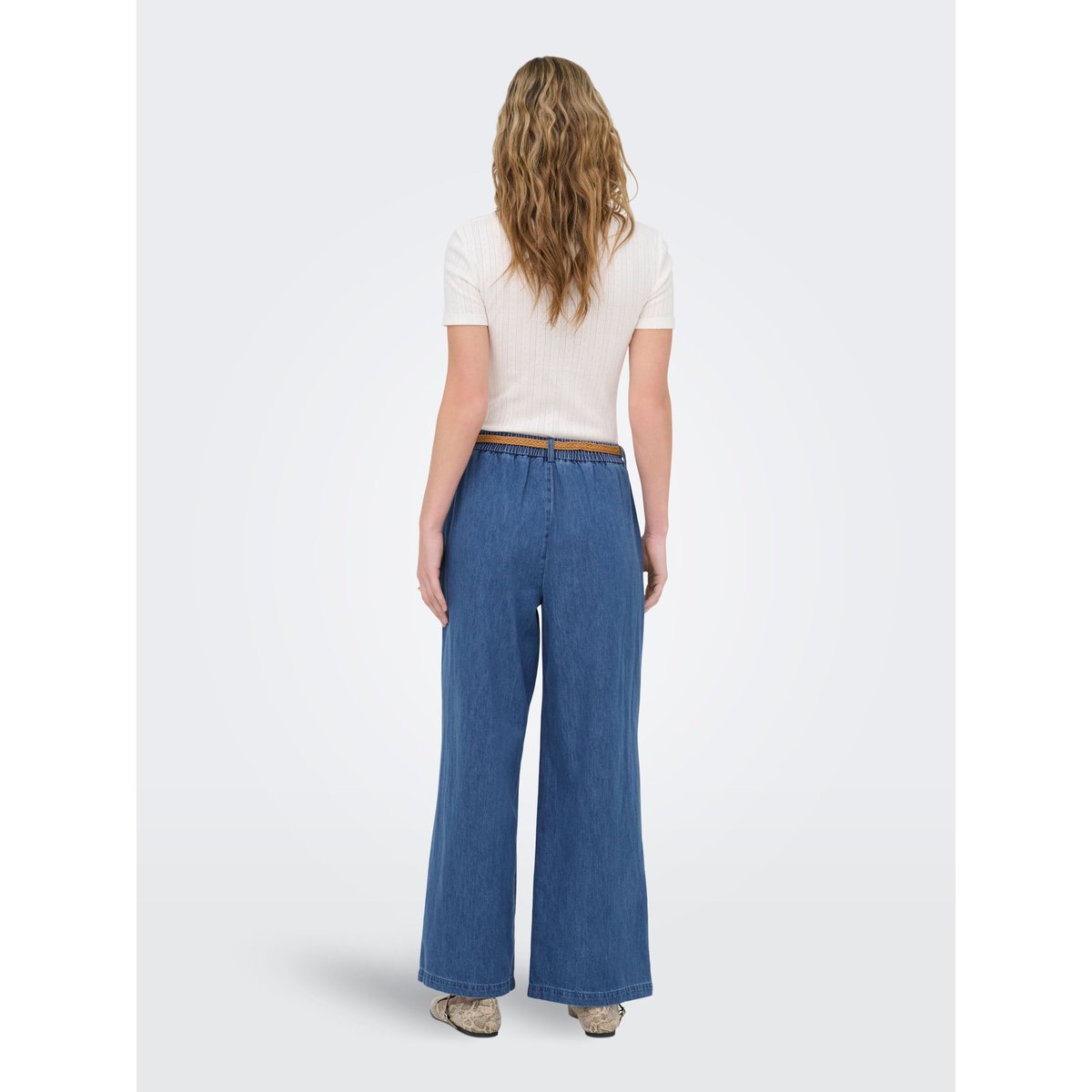 Jean À Jambe Large medium blue denim, ONLY