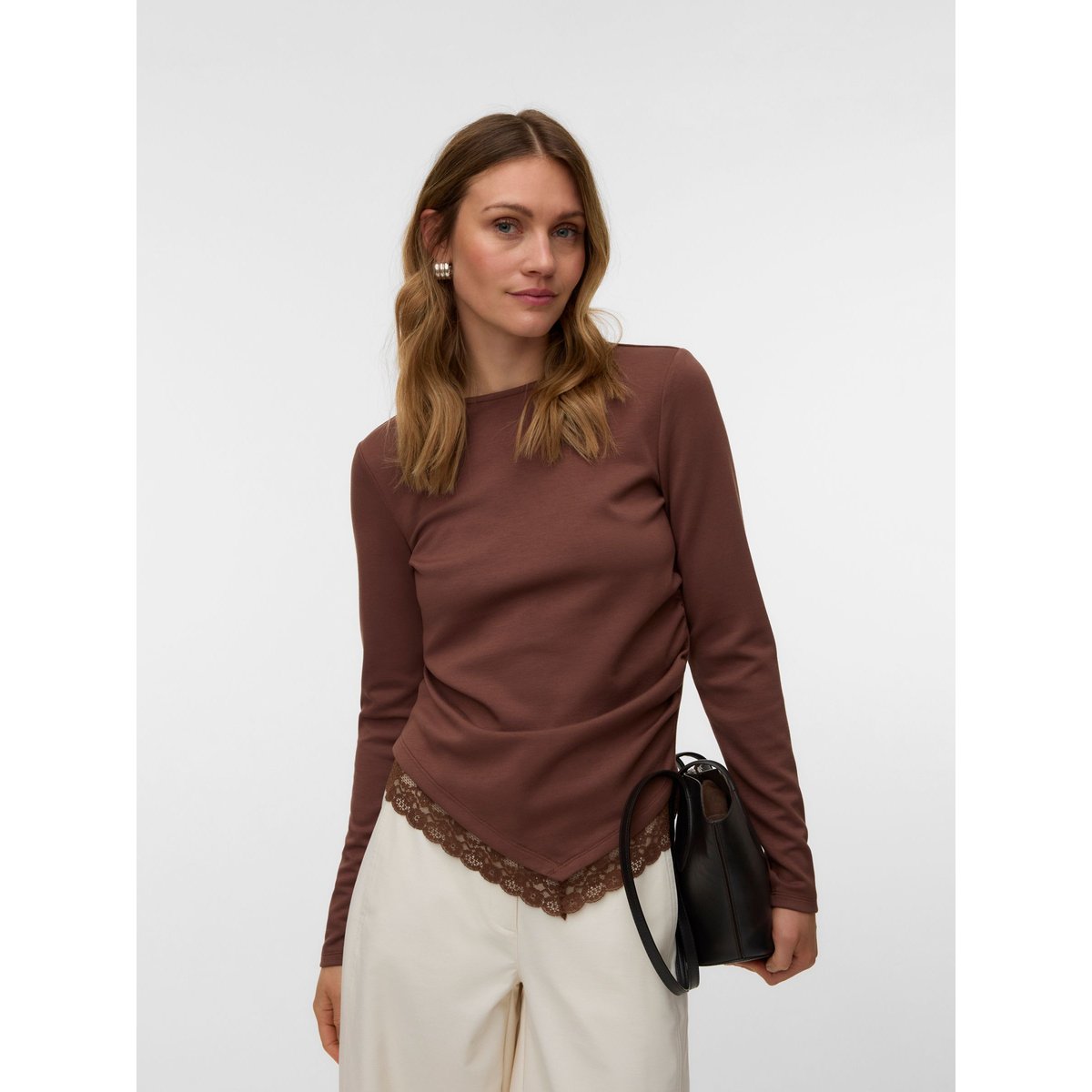 Top cocoa brown, VERO MODA