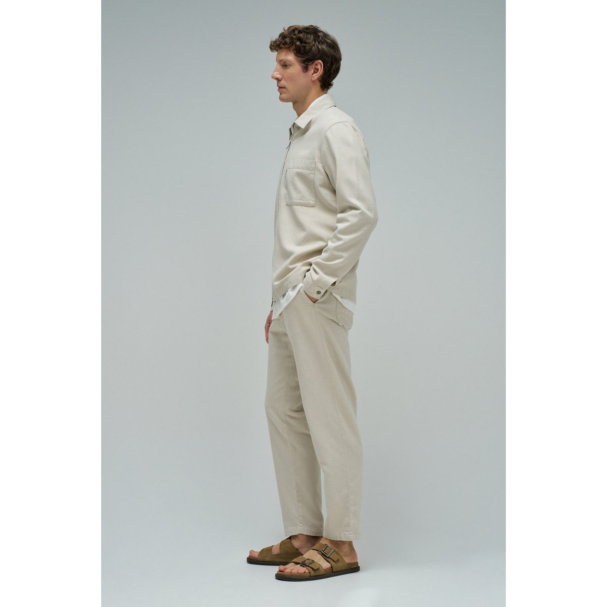 SURCHEMISE EN LIN beige, SALSA JEANS