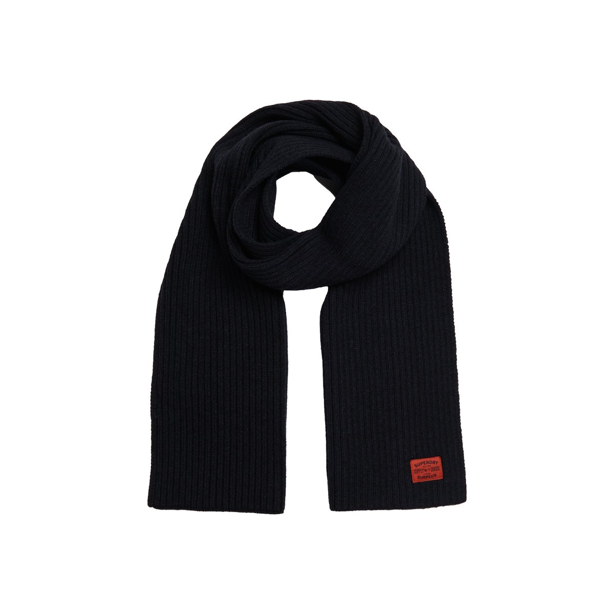 Écharpe en maille Workwear bleu marine éclipse, SUPERDRY