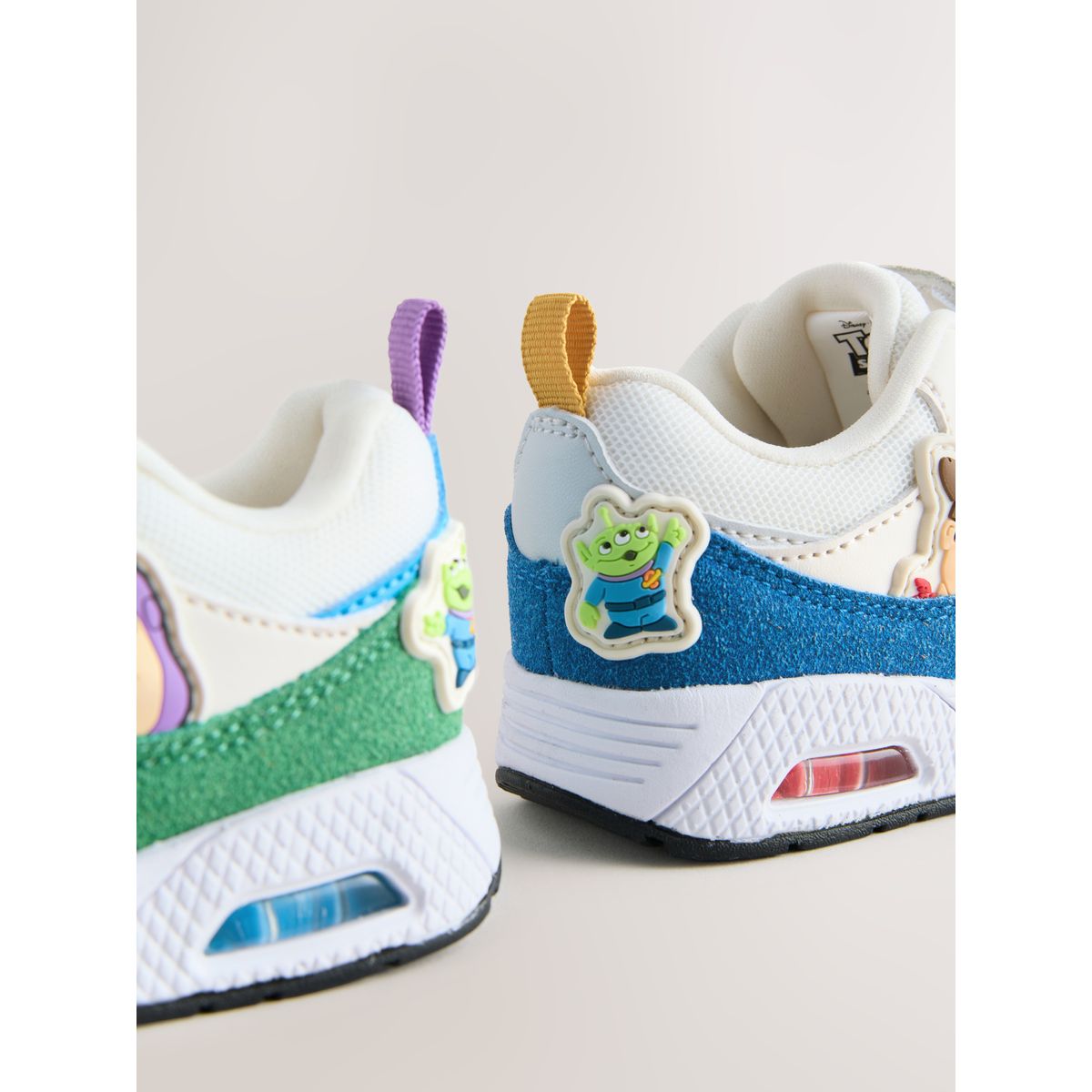 Baskets à lacets et scratch toy story naturel, NEXT