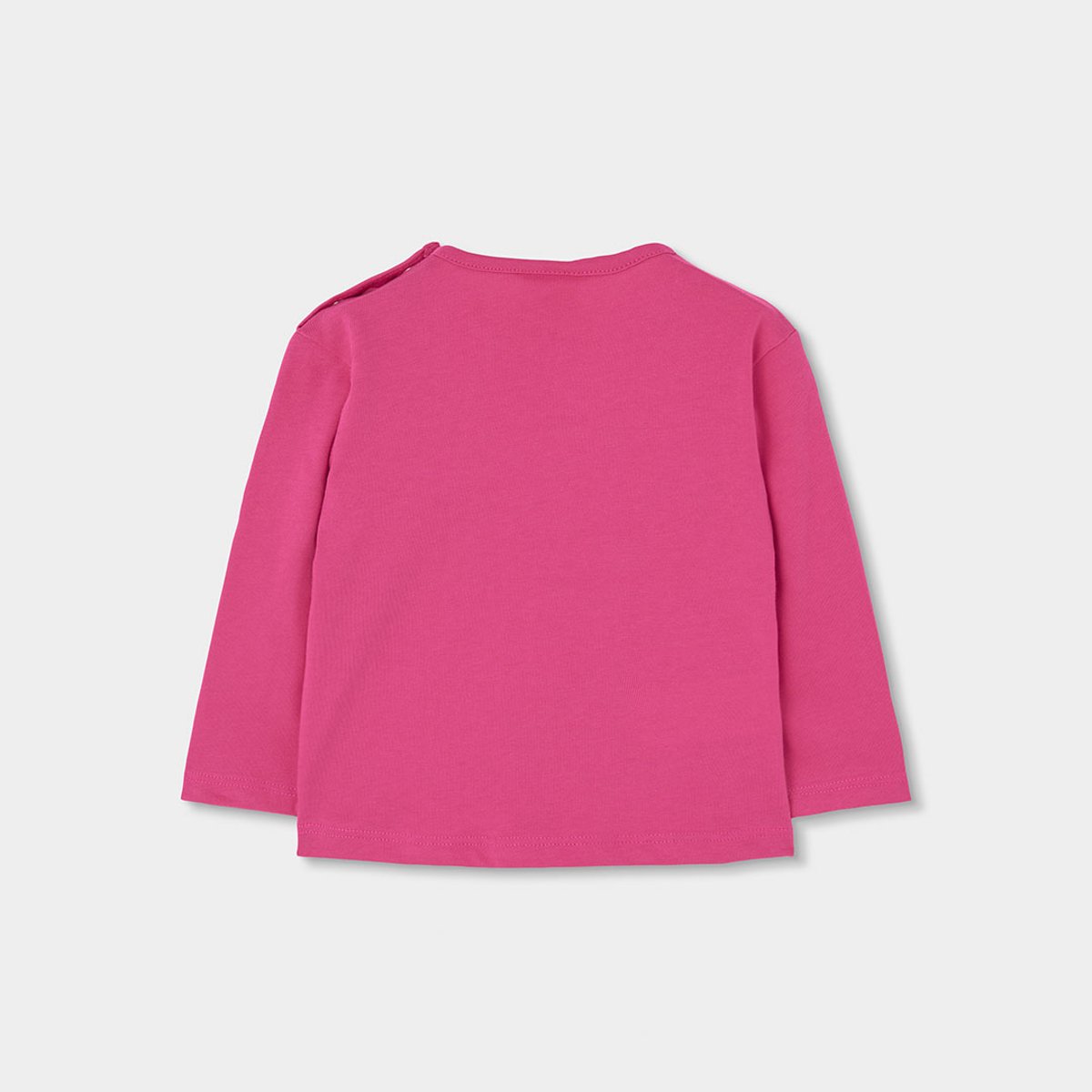 T-shirt en maille fille imprimé pink, BOBOLI