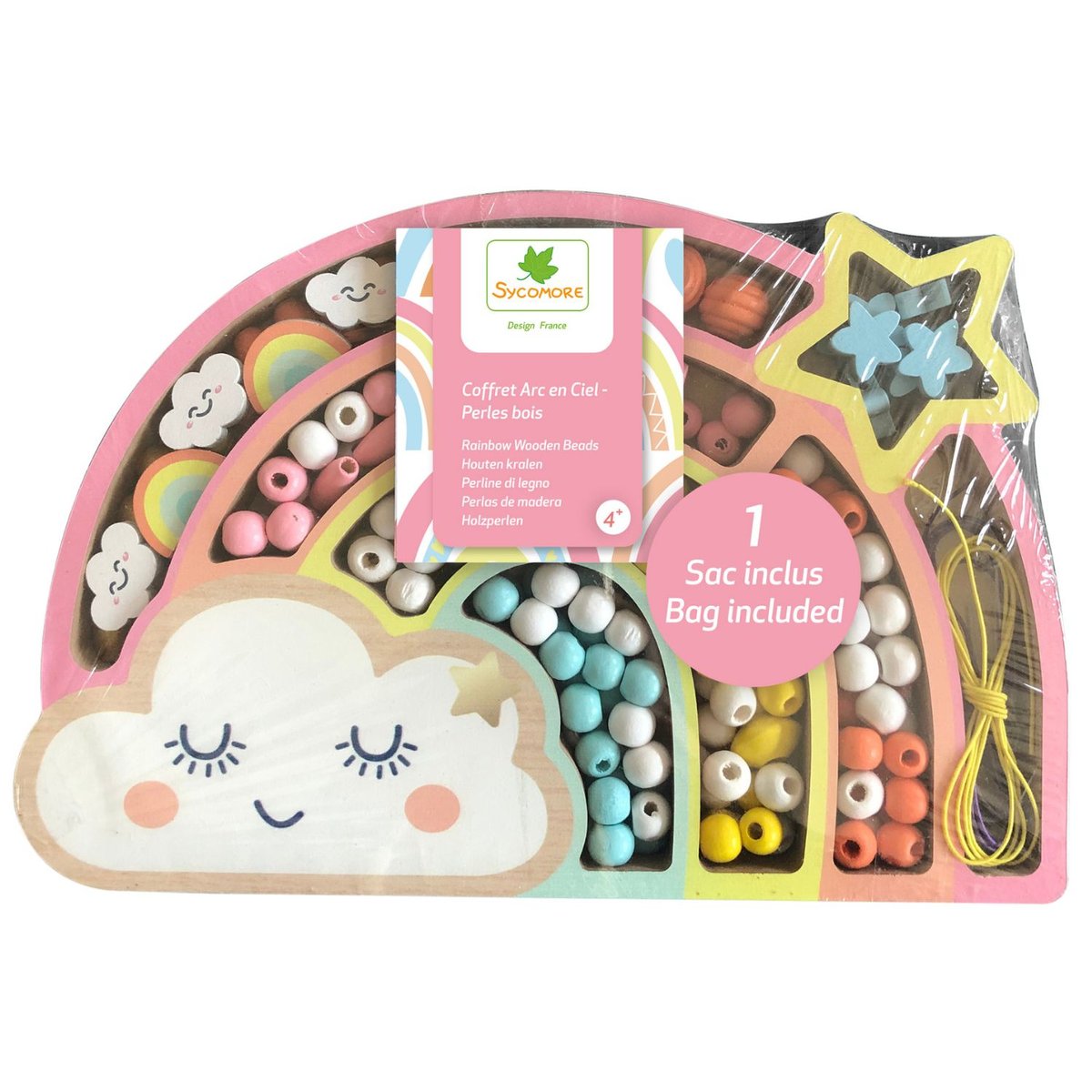 Coffret perles multicolore, SYCOMORE