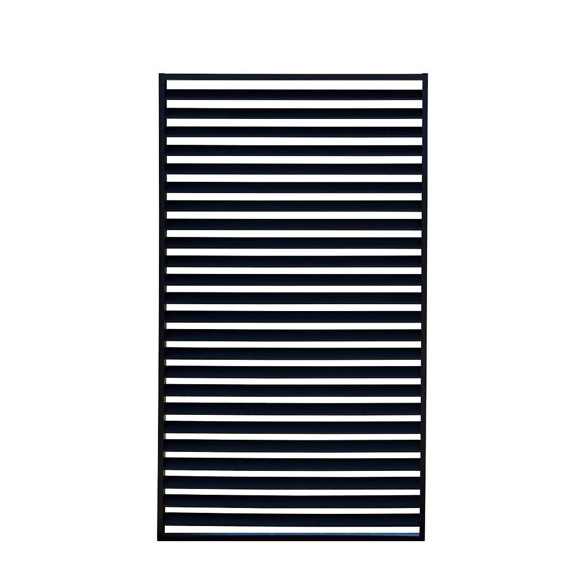 Dorney Pergola Swivel Louvre Screen (123 x 218 cm) black, ÉDITÉ