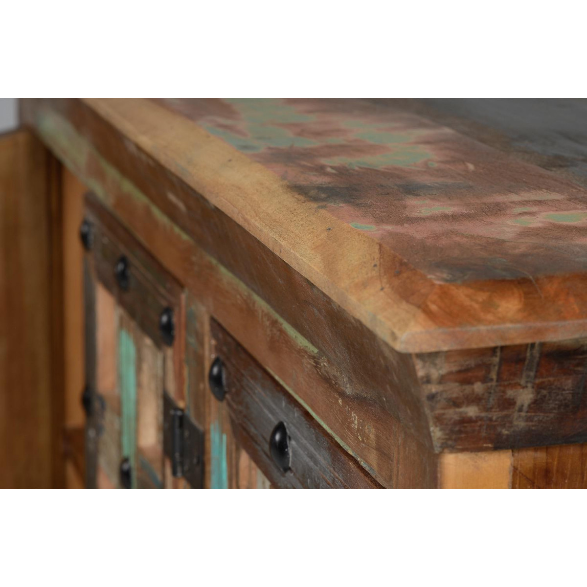 Buffet 3 tiroirs marron, DECORATION D’AUTREFOIS