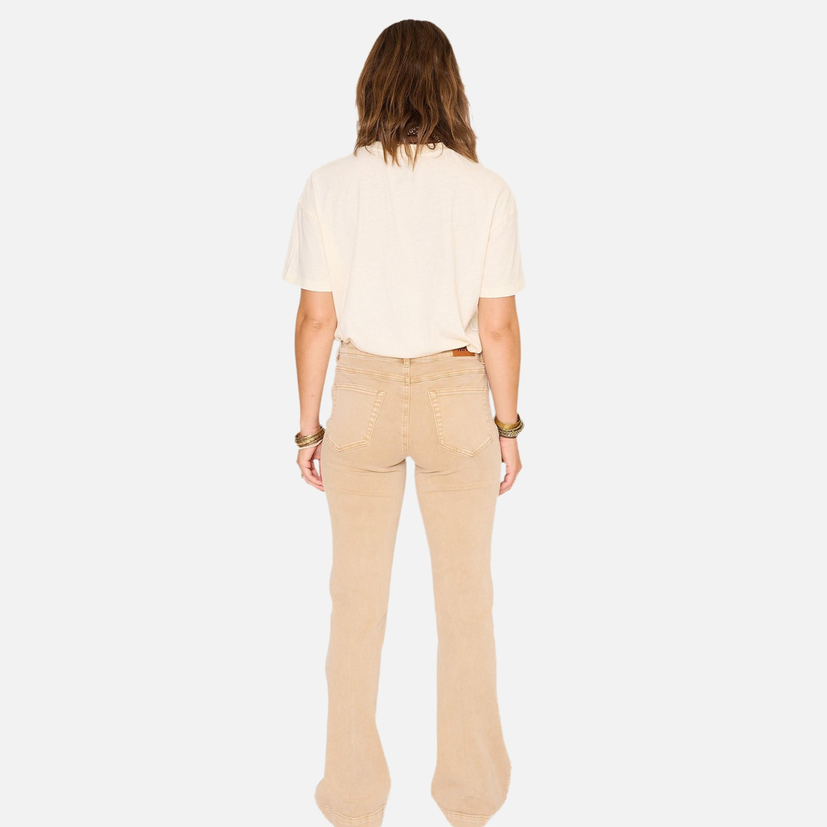 Jean THE DIANA PACIFIC DRILL beige, MKT STUDIO