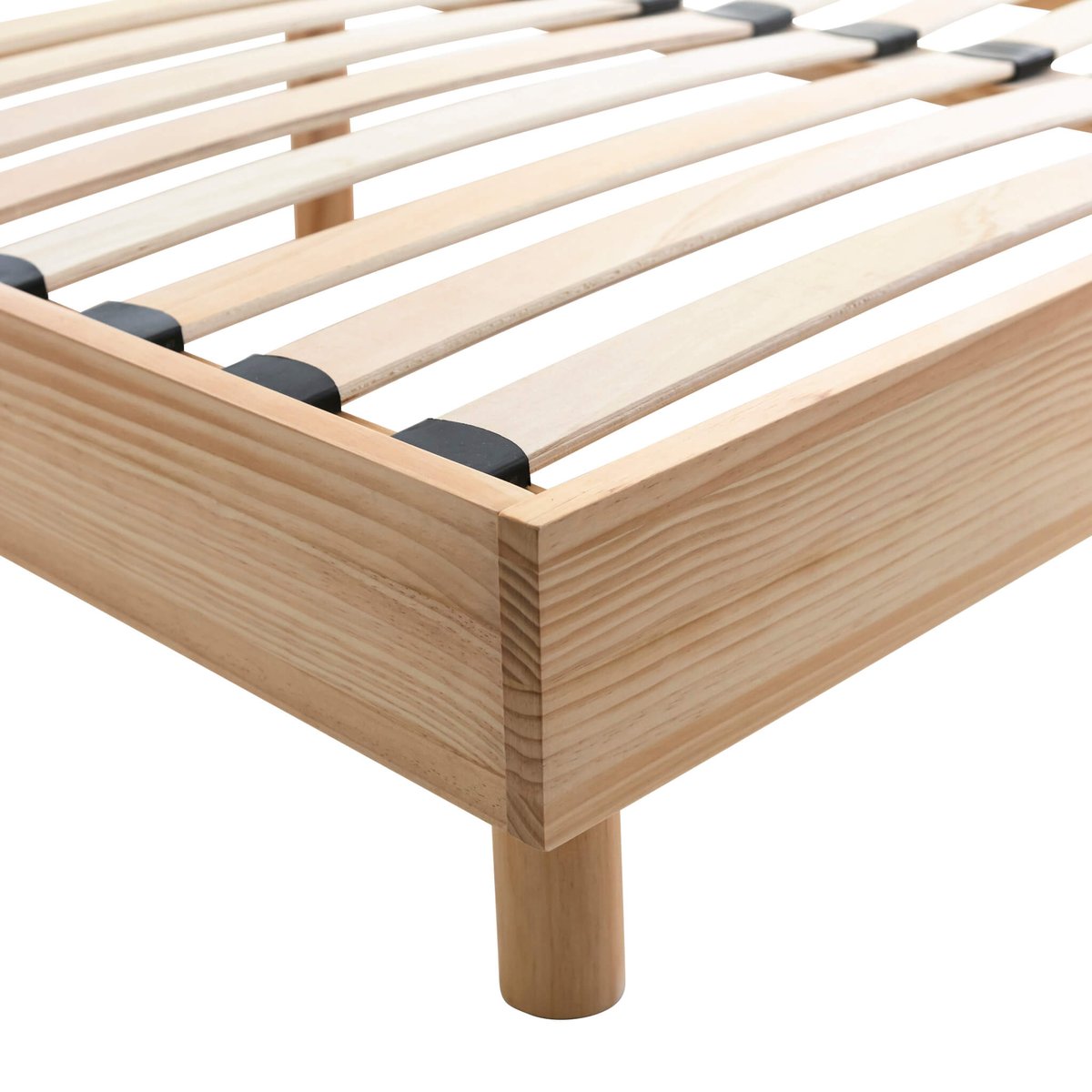 Sommier kit en bois massif bois clair, TERRE DE NUIT
