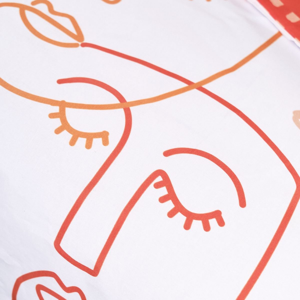 Parure de lit SUNSHINE OLIVIA orange, TODAY