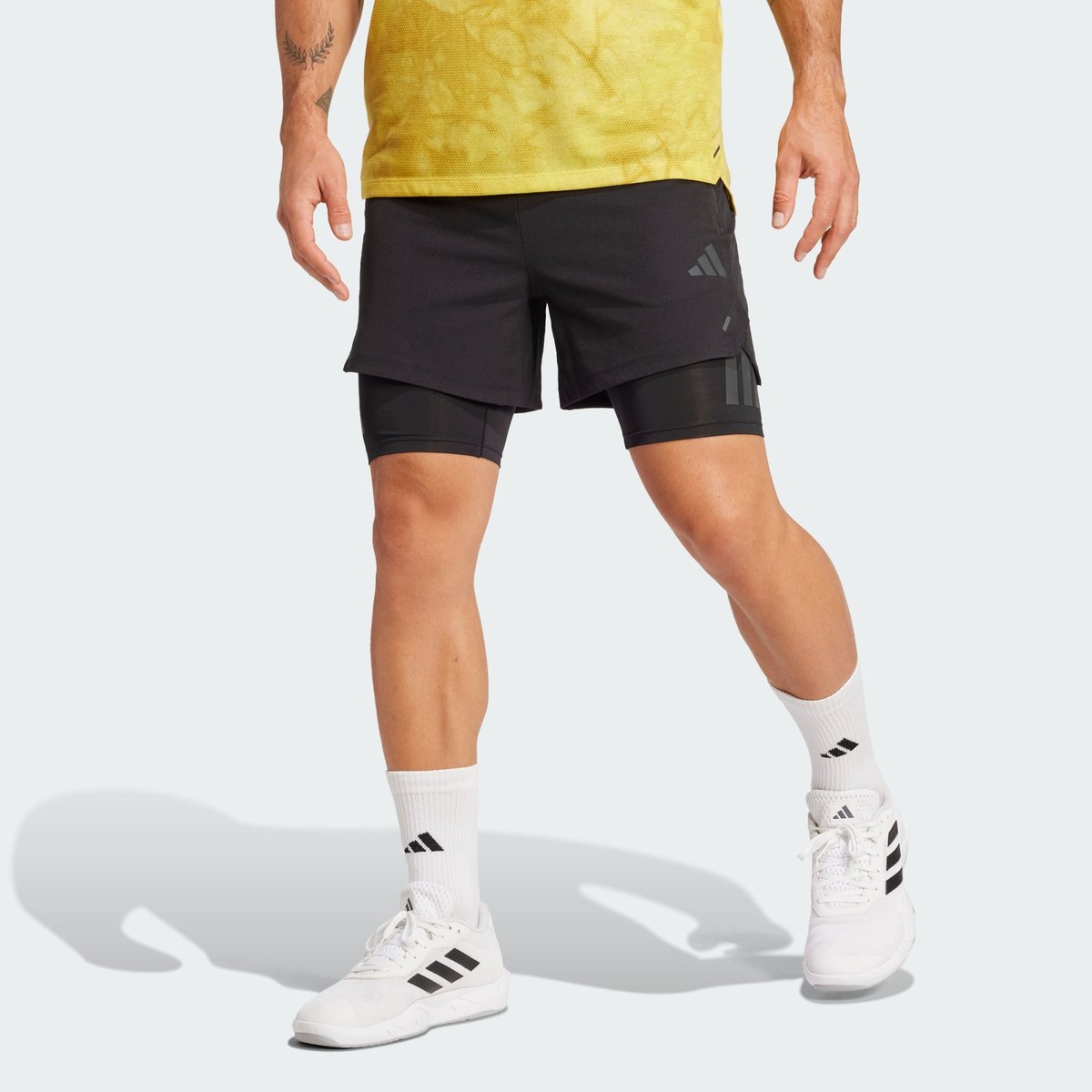 Short Primelift 2 En 1 Short Primelift 2 En 1 black / carbon, adidas Performance