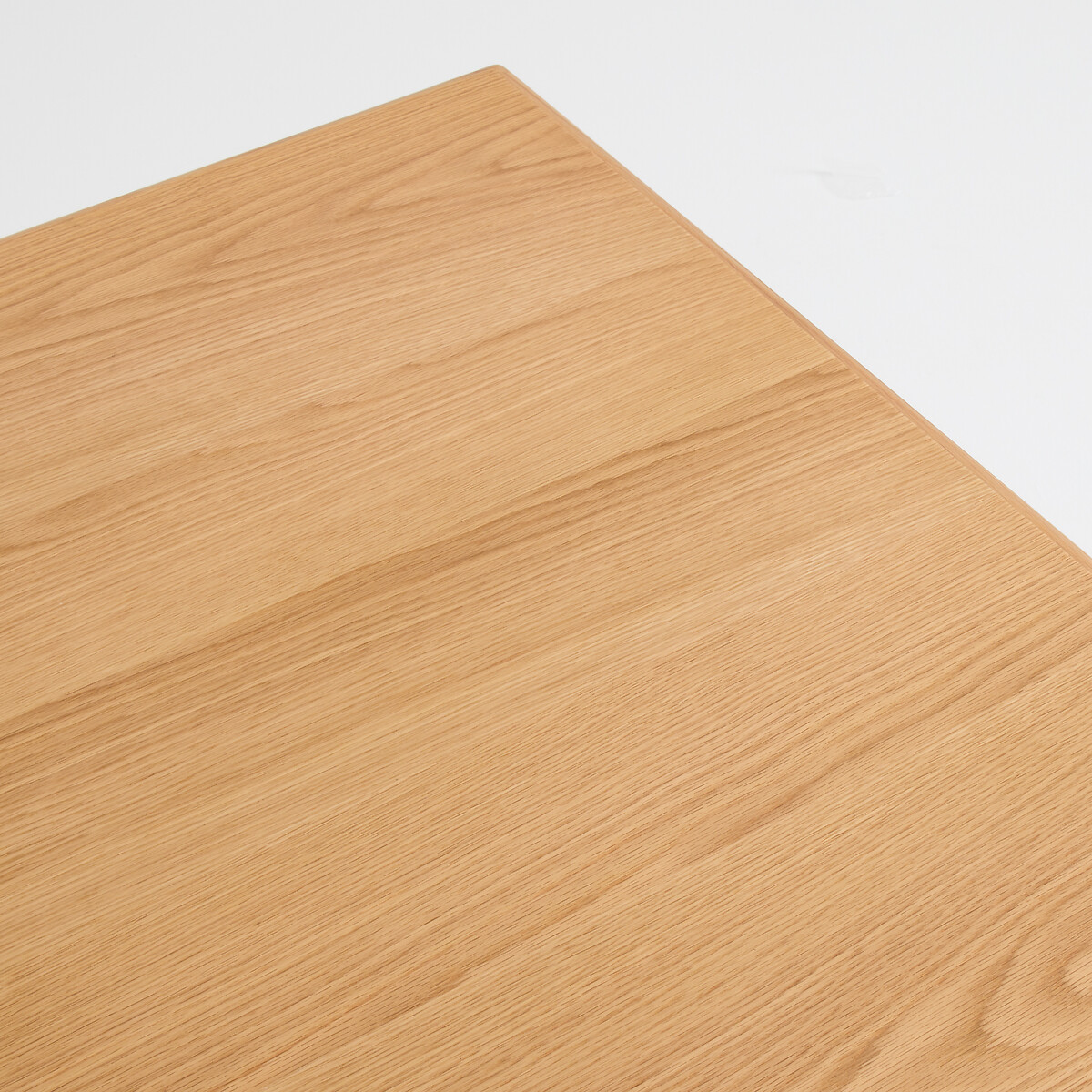 Table à manger, extensible, en chêne et plaqué, 4 à 8 couverts, DOUVE chêne, LA REDOUTE INTERIEURS