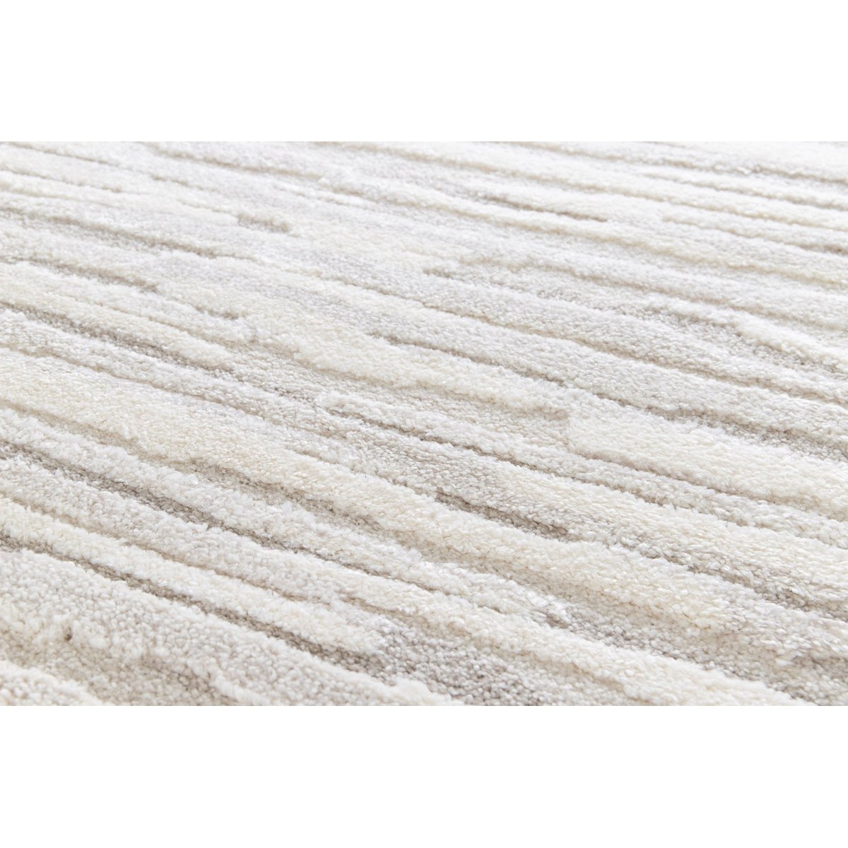Tapis avec effet relief doux et confortable SNUG beige sable, AFK LIVING