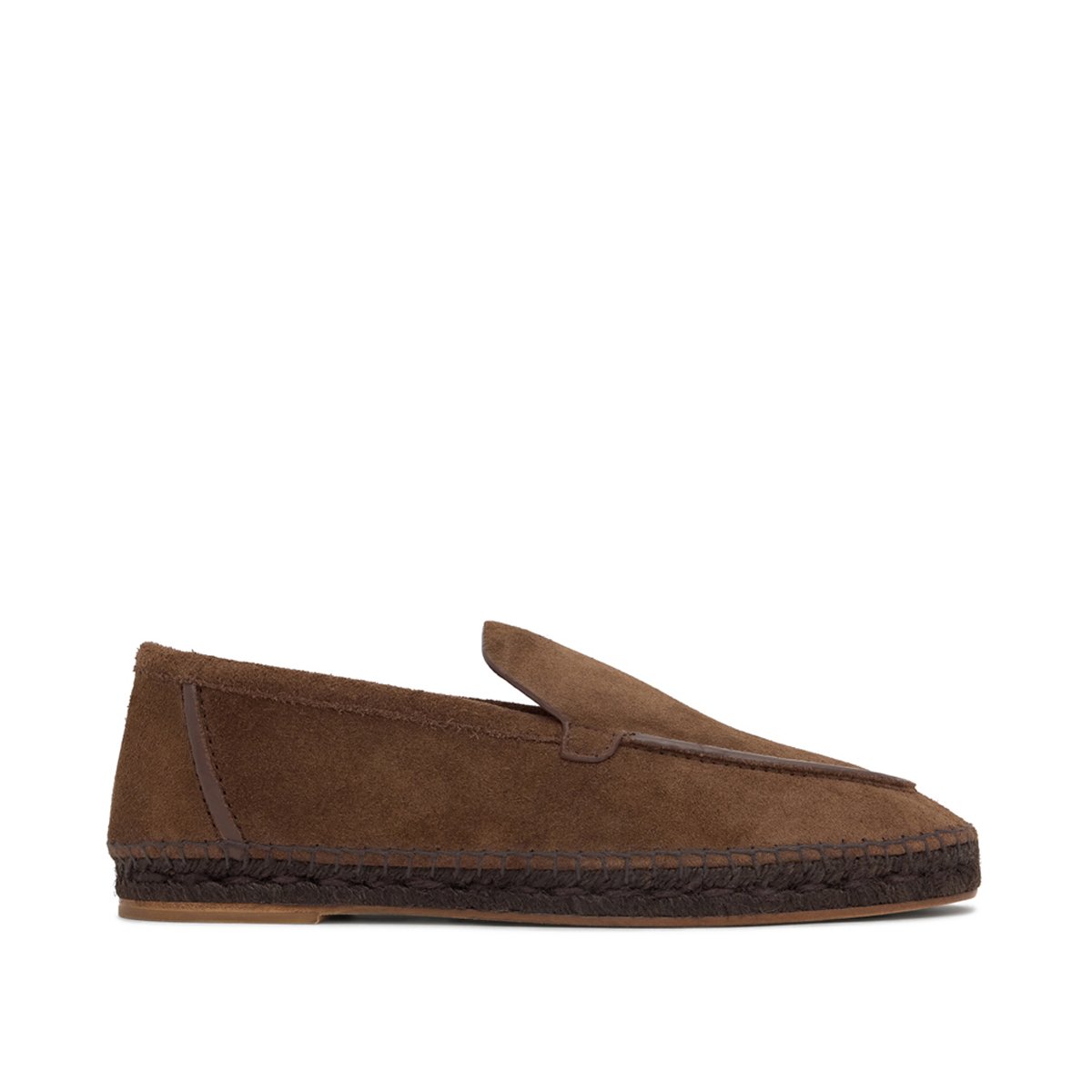 Espadrille mocassin en cuir NEALS PLATFORM choco, CASTANER