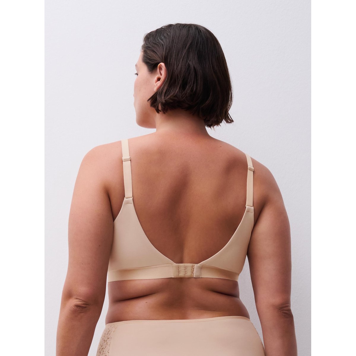 Soutien-gorge sans armature Norah chic beige doré, CHANTELLE
