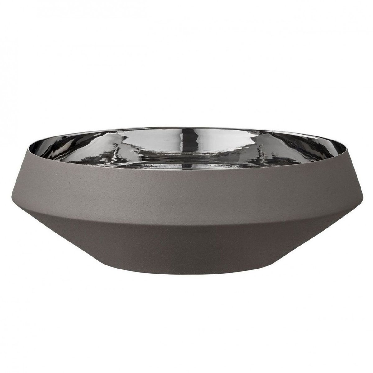 Bol Lucea Small Inox Brillant Diam 16,5 cm gris, AYTM