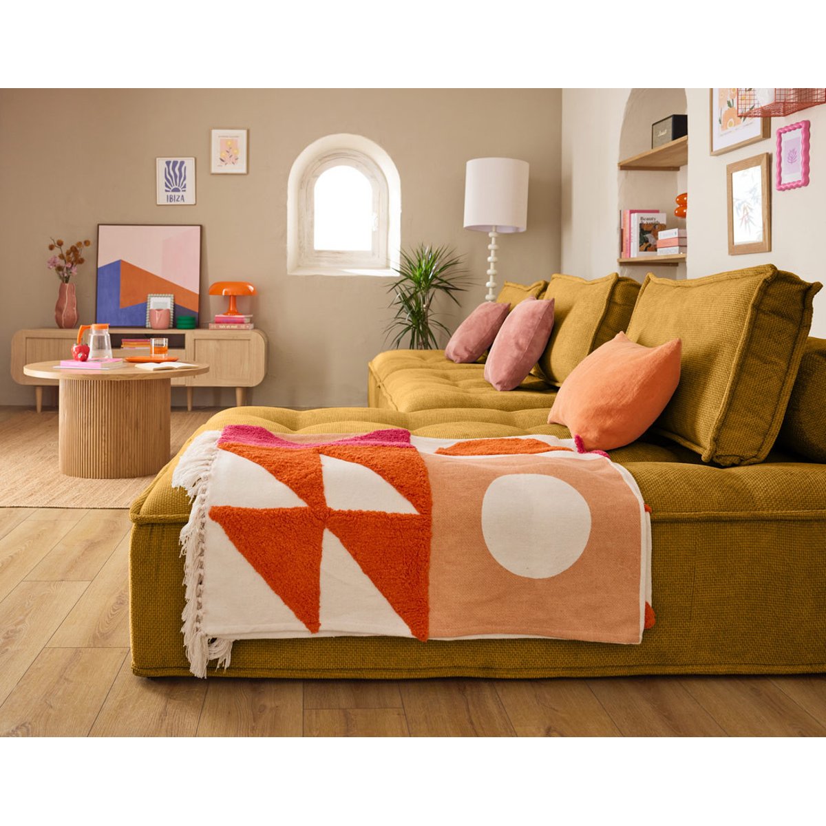 Module d'assise - MARISOL jaune, BEST MOBILIER