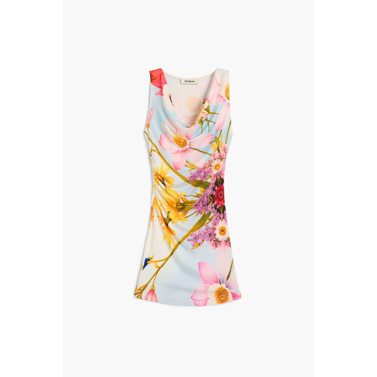 Robe imprimée sans manches multicolore, DESIGUAL