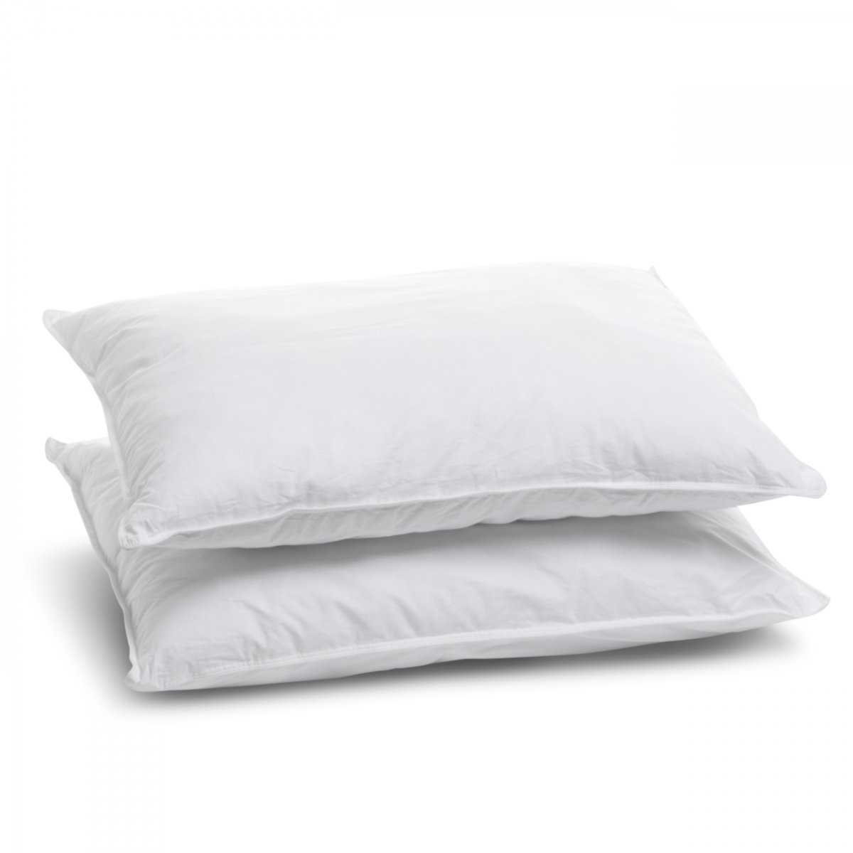 Lot de 2 Oreillers Ferme ALASKA blanc, BLEU CALIN