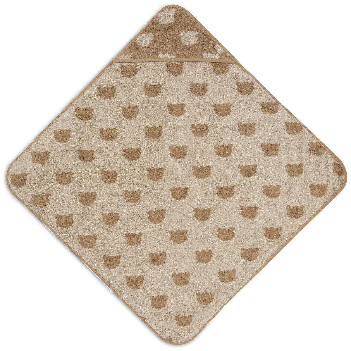 Cape de bain en éponge marron, beige, JOLLEIN