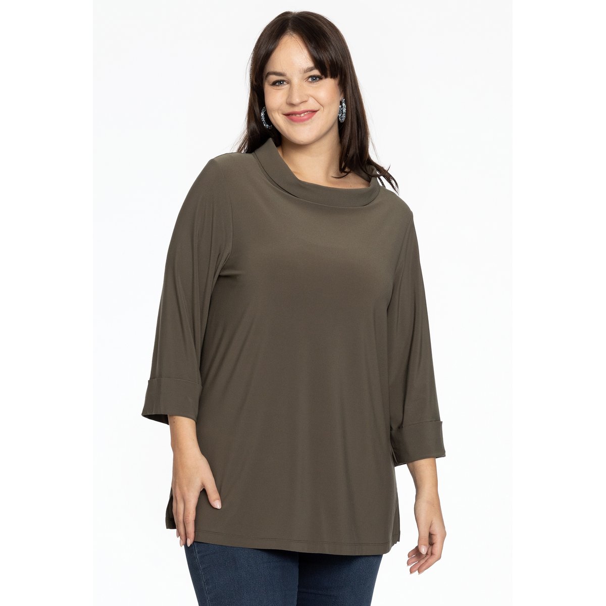 T-shirt avec manches longues vert clair, YOEK