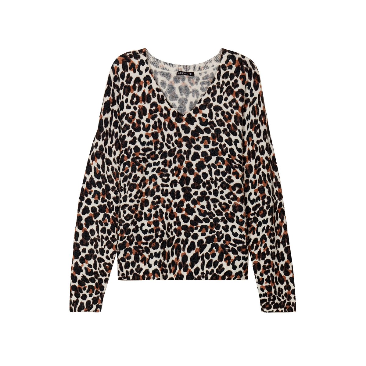 Pull manches longues bleu gris, BREAL