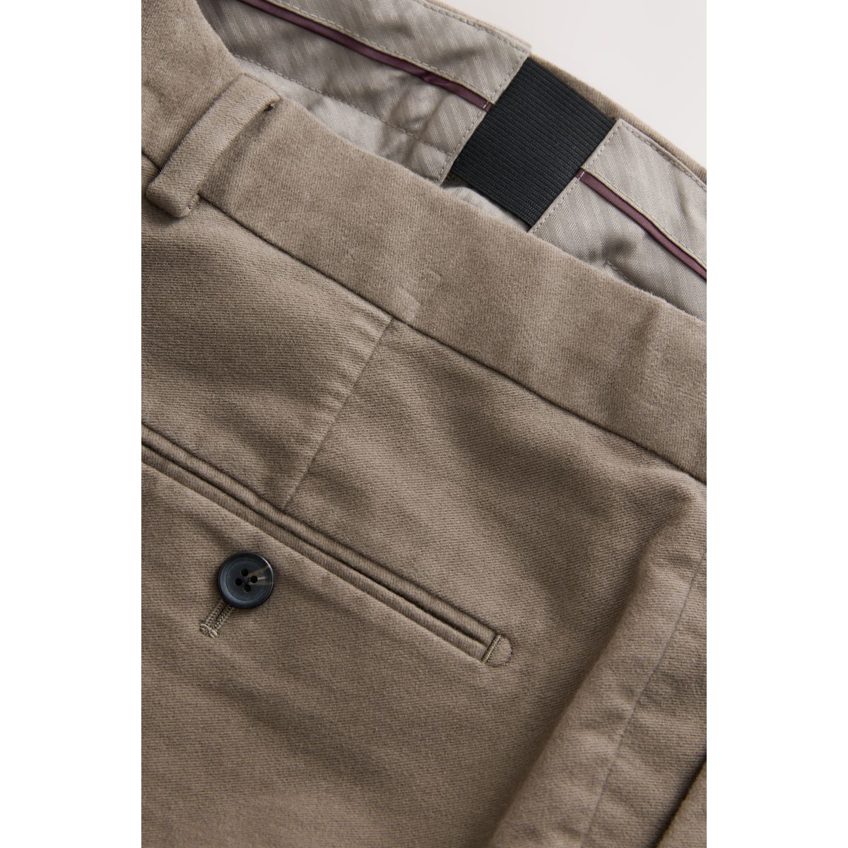Pantalon chino habillé standard marron champignon, NEXT