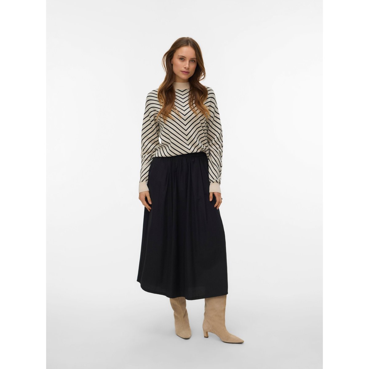 Pull En Maille birch, VERO MODA