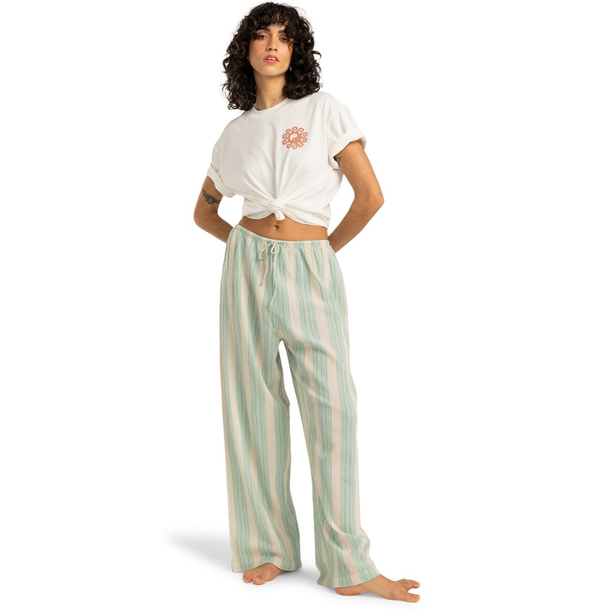 T-shirt à manches courtes SUNSHINE LIVING blanc salt crystal, BILLABONG