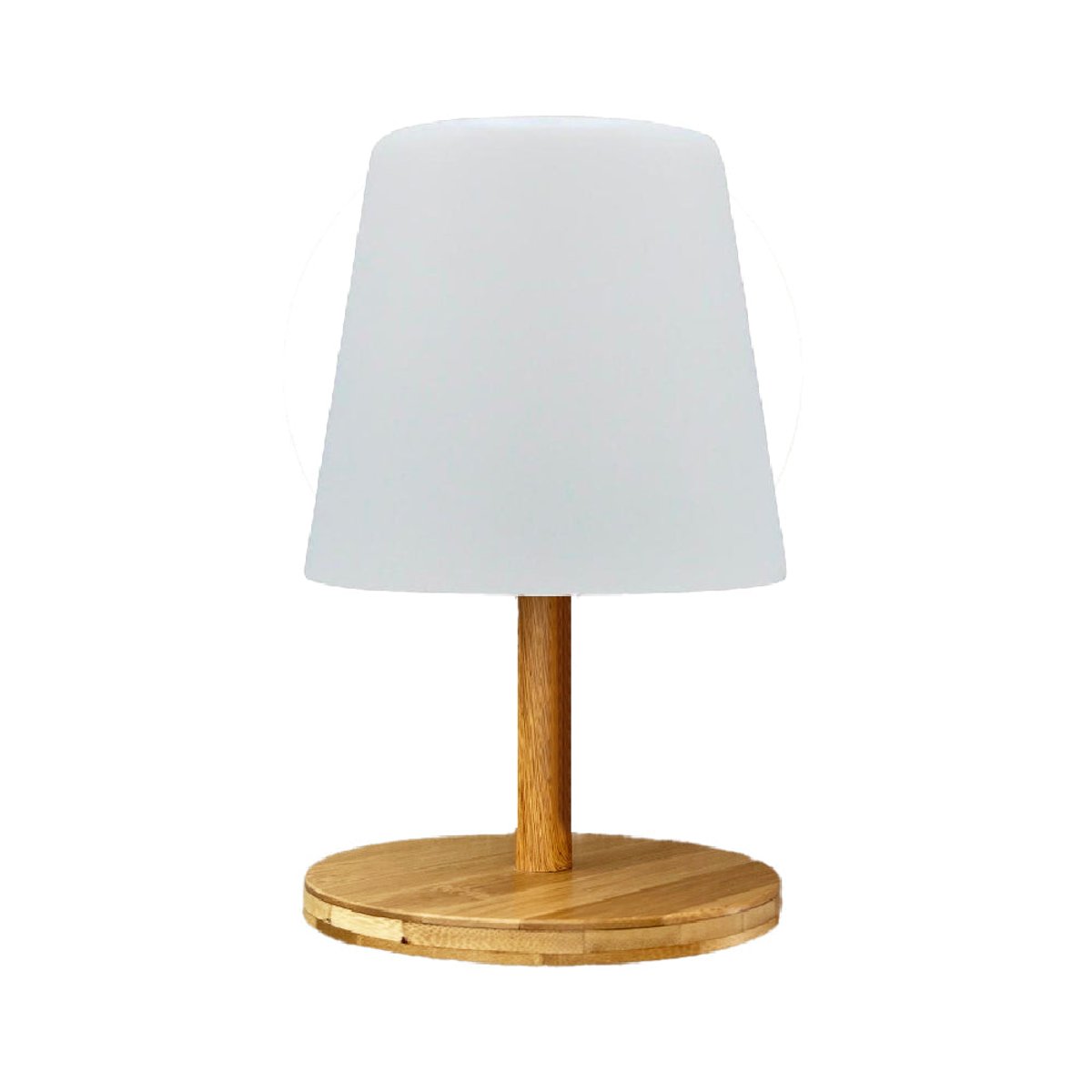 Lampe de table sans fil STANDY MINI bois, LUMISKY