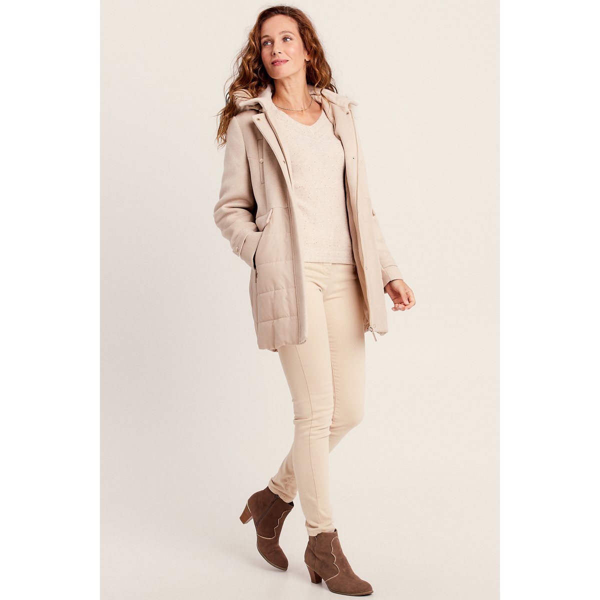 Pull manches longues couleur or, BREAL