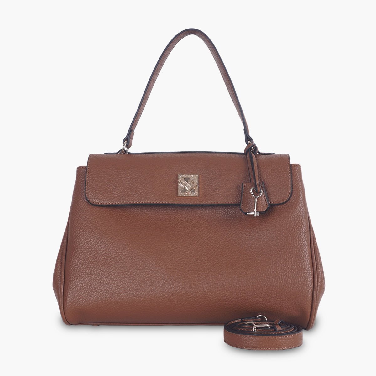 Grand sac shopper L Tifora camel,doré, LOLLIPOPS
