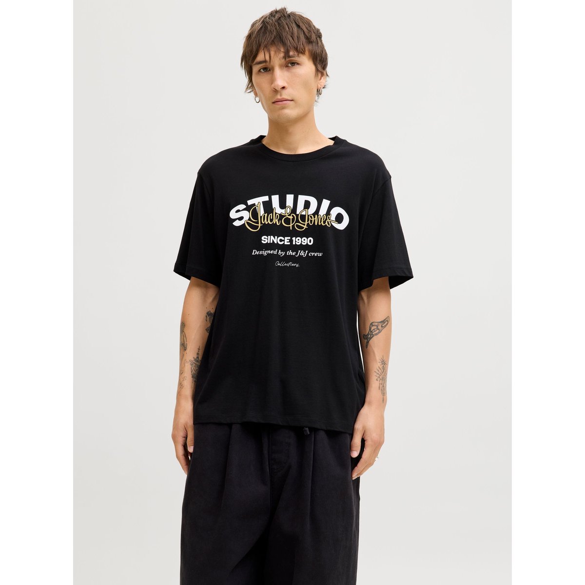 T-Shirt black 1, JACK & JONES