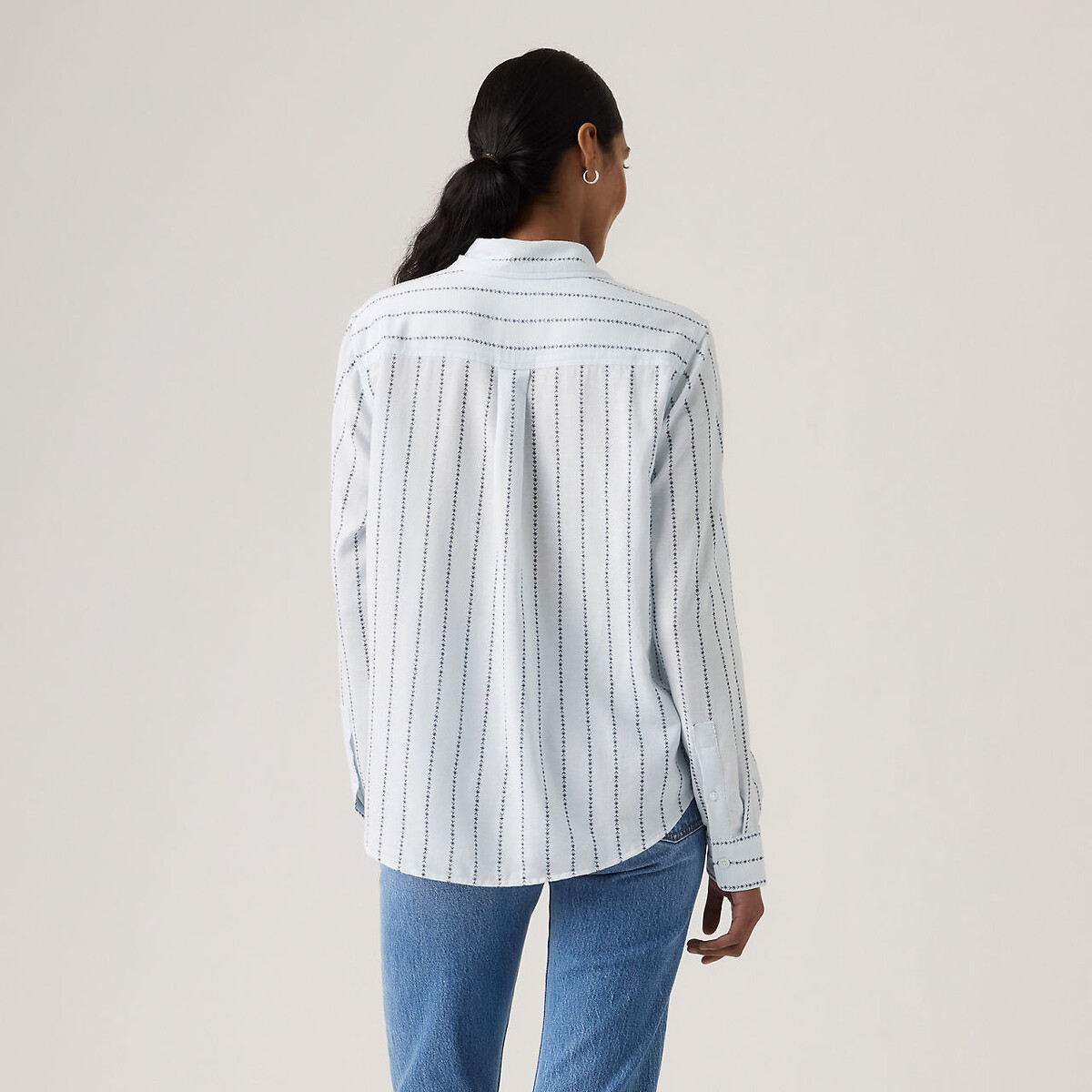 Chemise manches longues The Classic BW rayé bleu, LEVI'S