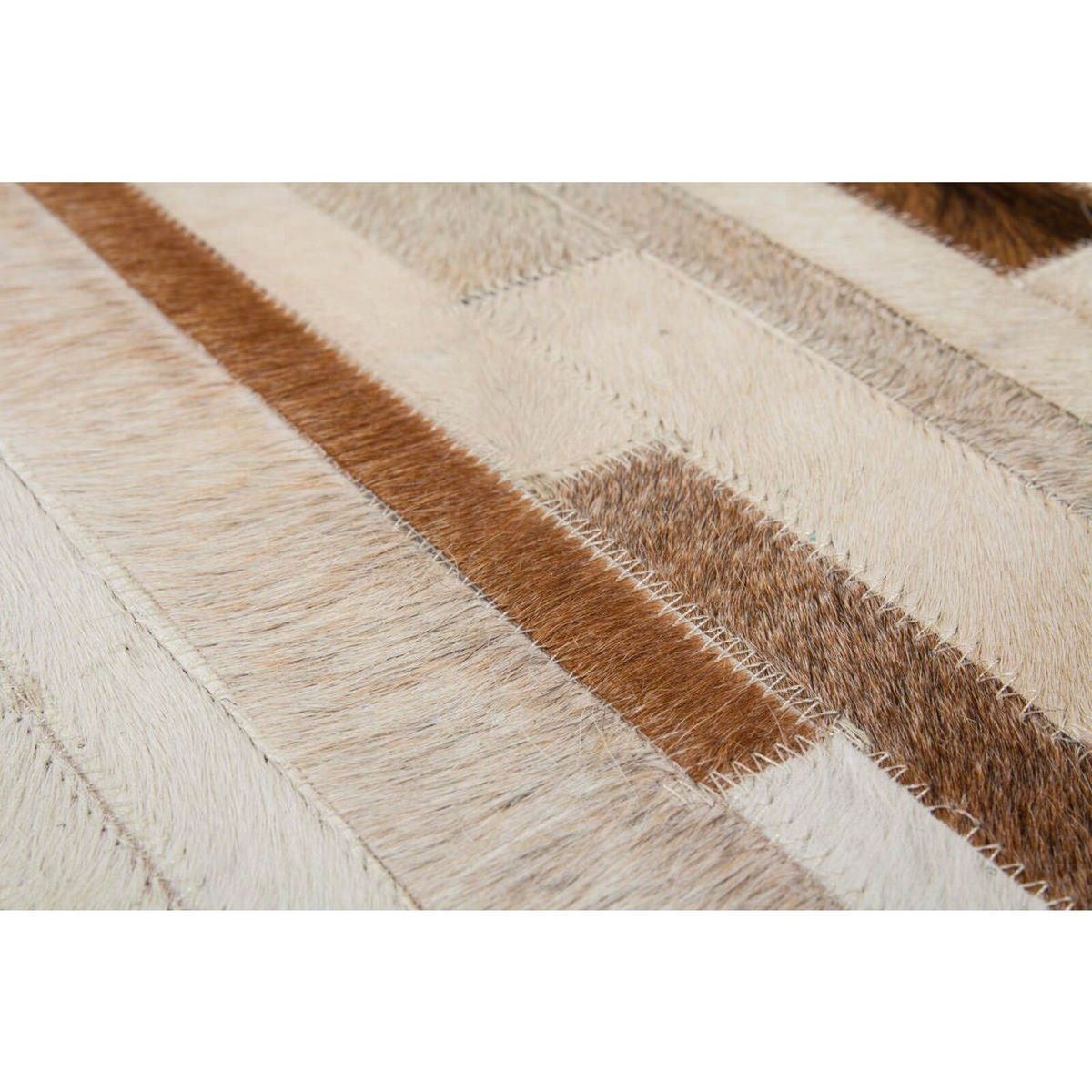 Tapis en cuir fait main, LAVISH beige, ARTE ESPINA