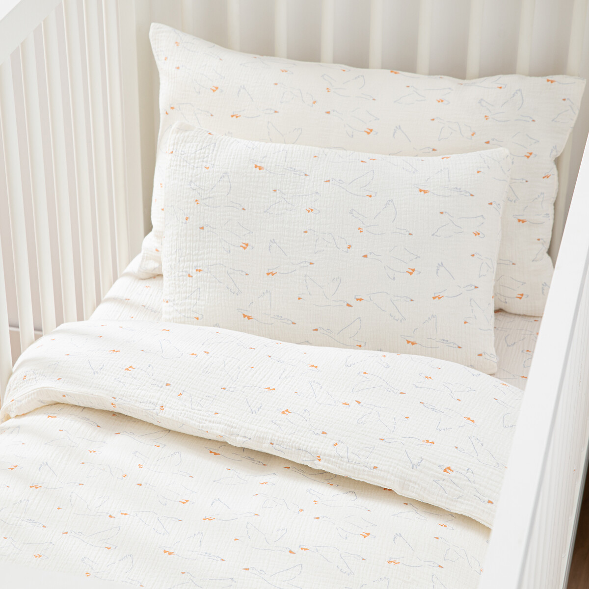 Housse de couette bébé en gaze de coton, Wildoy imprimé, LA REDOUTE INTERIEURS