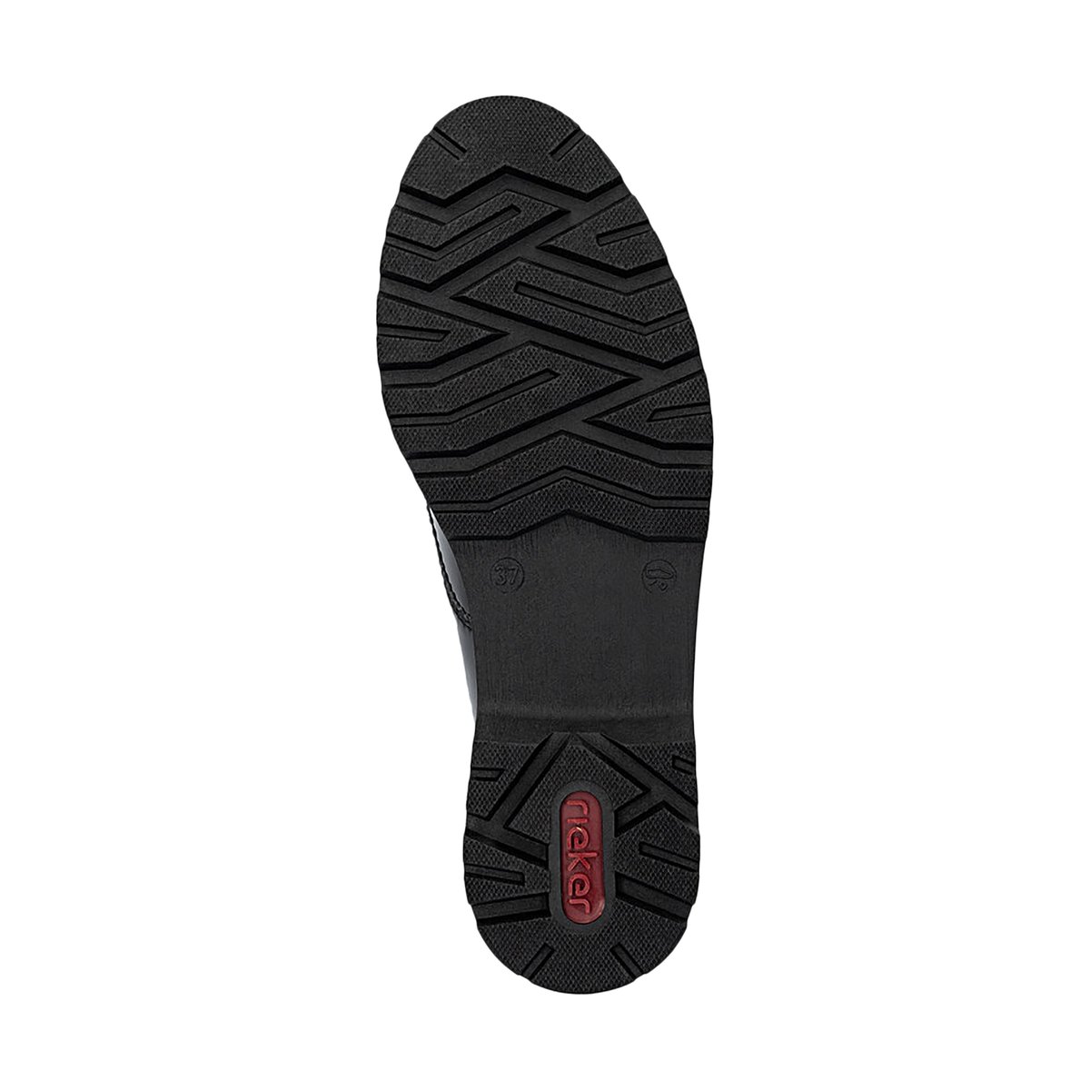 Derbies Cuir Softlack noir, RIEKER