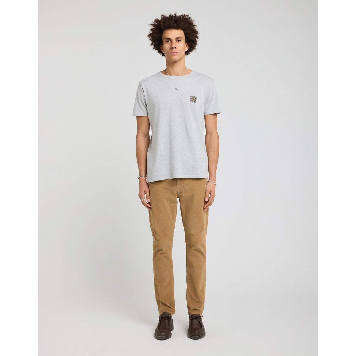 TSHIRT PATCHGIFT gris foncé, PULLIN