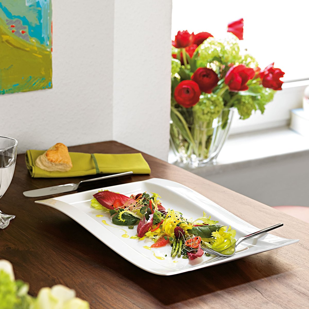 Assiette D'accueil NEWWAVE blanc, VILLEROY & BOCH