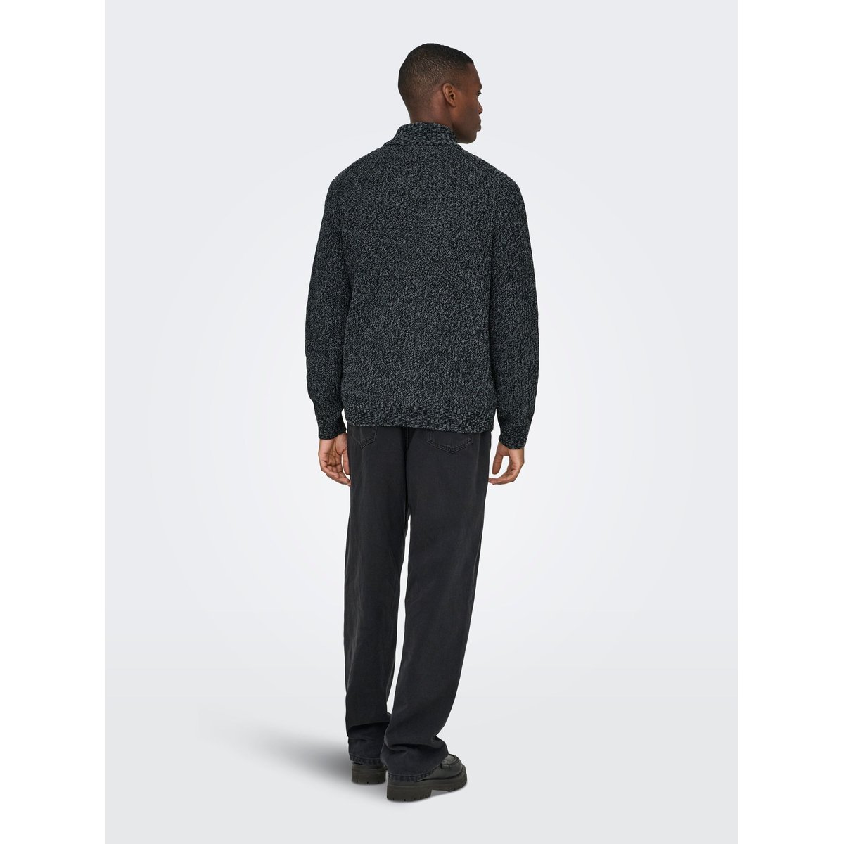 Pull En Maille black 1, ONLY & SONS