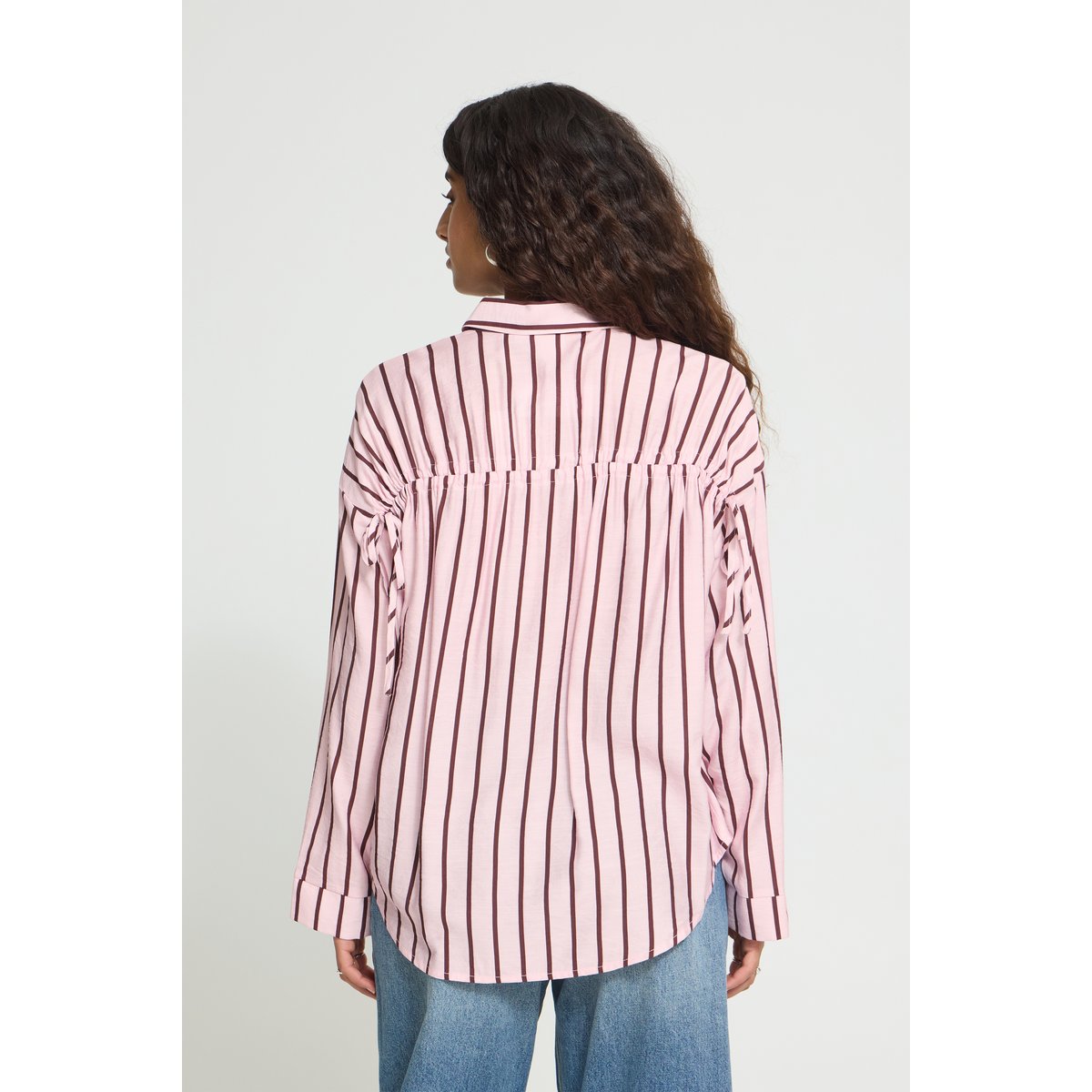 Blouse à manches longues rose strawberry cream, ICHI